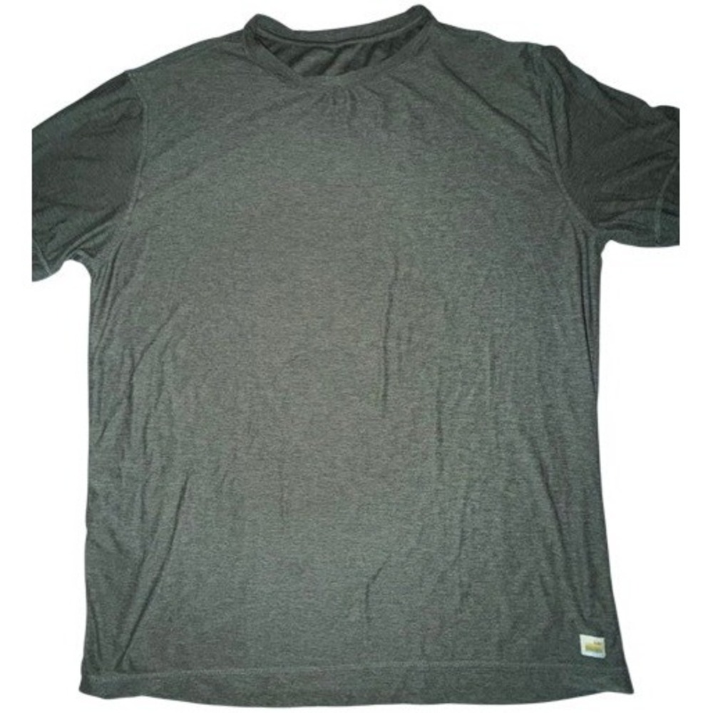 Vuori Strato Tech Tee Heathered Green V126 Womens Medium Short Sleeve Tee